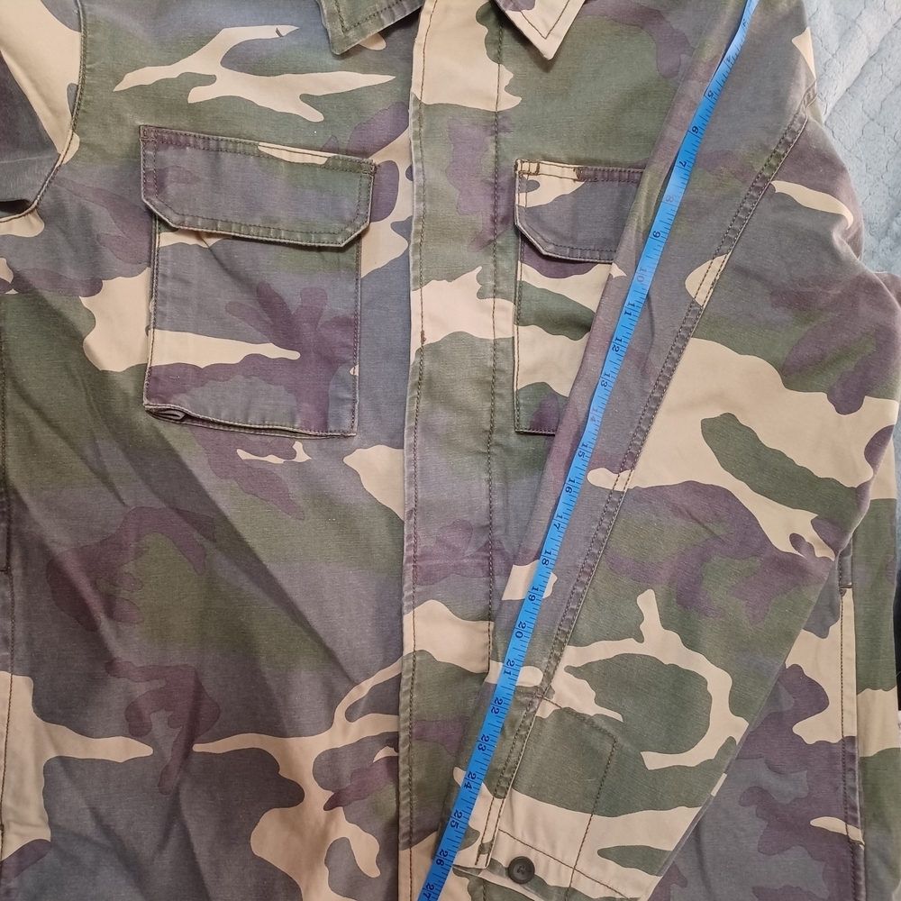 Arrow Blue Jeans Co. Camouflage Army Military Hunting Field Jacket - Picture 15 of 16